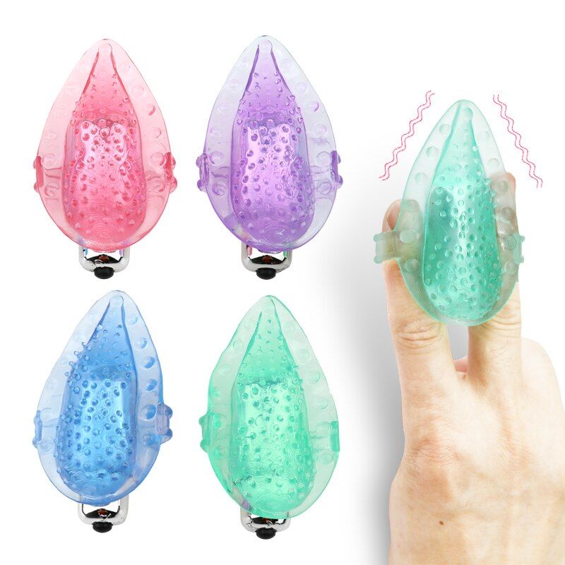Manchon Vibrant Pour Doigt - Masser Érotique Feminin - Jouet K2M4 Neuf - Accessoires