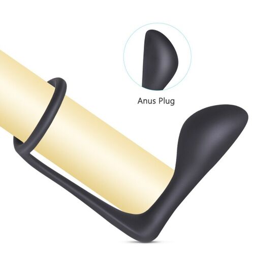 Penis Message Anneau Male Prostate Masseur Sex Toys Pour Homme Stimulateur Plug Anal Avec Anneau Silicone Adulte Sex Toys Pour Homme Gays