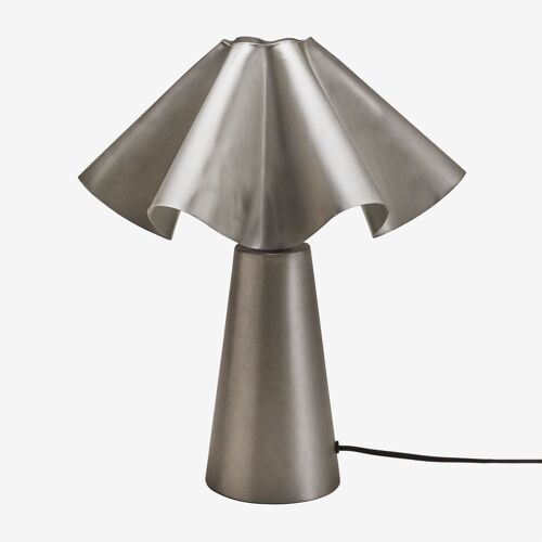 Lampe De Table En Fer Sheldon Gris Chromé