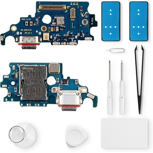 Connecteur De Charge Pour Samsung Galaxy S21 5g Port De Charge Remplacement Charging Port Microphone Jack Audio+Kit De Réparation[Gbp6278137]