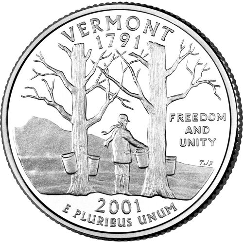 1/4 De Dollar Etats-Unis - Vermont