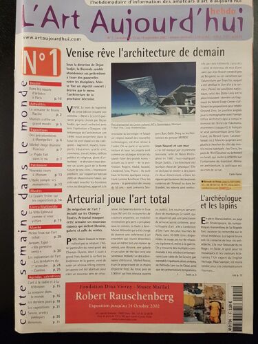 L'art Aujourd Hui N°1 Septembre 2002 1
