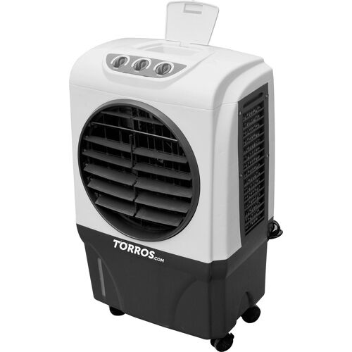 Rafraîchisseur d'air évaporatif semi-professionnel mobile 25m² 2000m³/h Torros BVK200