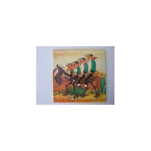 Lucky Luke - Janjac Le Yaourt Des Enfants De L'ouest - Morris - Dargaud Éditeur - Puzzle Cartonné 11x11 Cm - 1983