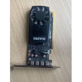 NVIDIA Quadro P1000 - Carte graphique - Quadro P1000 - 4 Go GDDR5 - PCIe 3.0 x16 profil bas - 4 x Mini DisplayPort