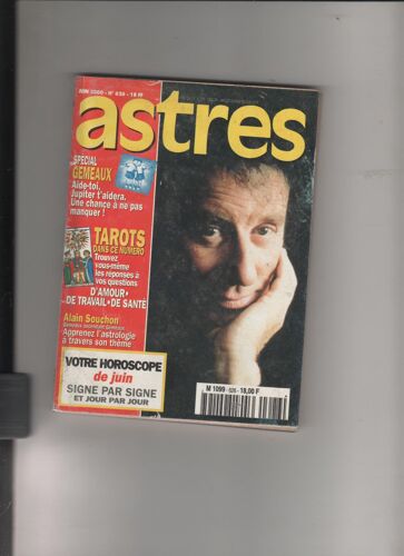 Astres  N° 626 : Spécial Gémeaux,Tarots,Alain Souchon,Interpréter Les Transits,Les Cheveaux Et Les Astres,Barbara,Enfants Nés Taureau,Isabelle Hubert