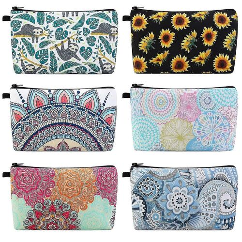 Sac De Maquillage, Sac Cosmétique De Voyage Portable Pochette À Fermeture Éclair Pochette De Maquillage Imperméable À L'eau Petit Sac Multifonctionnel Pour Femmes 1 Pack 