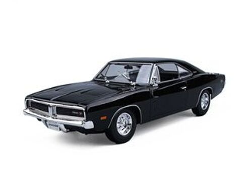 Véhicules Miniatures Die Cast 1/18 Dodge Charger R/T 1969 - Noire