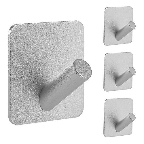 Crochets adhésifs robustes, crochets auto-adhésifs, crochet carré-slash pour les écoles à domicile et les bureaux (4Pcs)