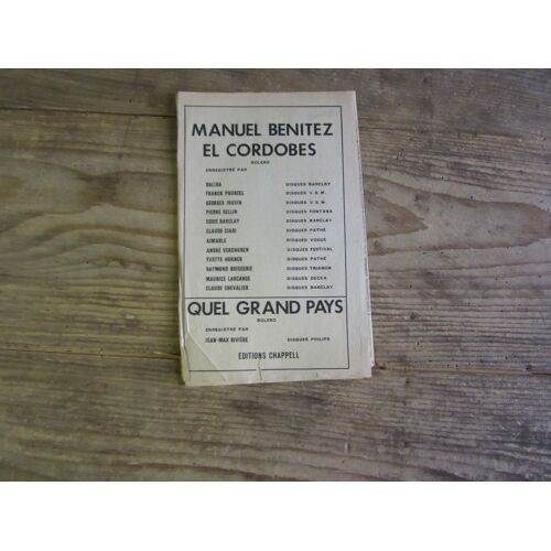 Manuel Benitez El Cordobes :: Quel Grand Pays