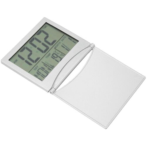 Horloge électronique compacte de bureau réveil pliable de température de calendrier pour les voyages