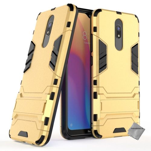 Housse Etui Coque Rigide Anti Choc Pour Xiaomi Redmi 8 + Film Ecran - Or