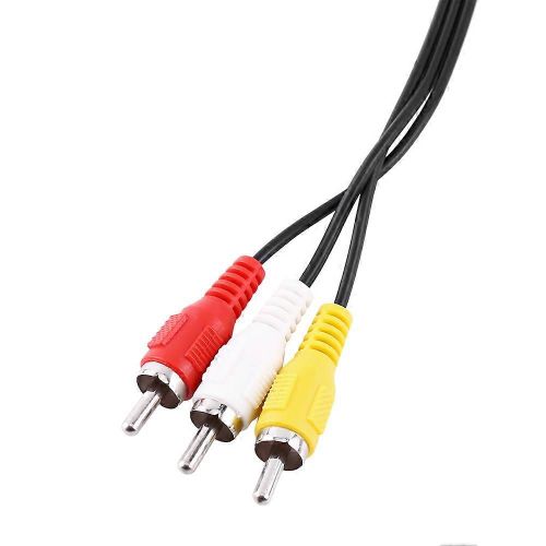 Audio Tv Vidéo Cordon A/V Composite Rca Câble Pour N64 Nintendo Gamecube