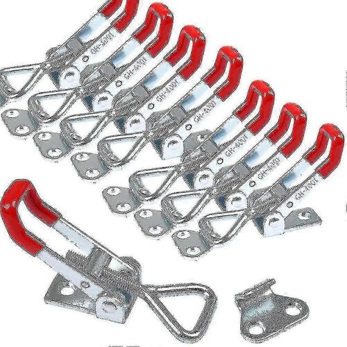 8pcs Réglable Toggle Lotch Toggle Clamp Gh-4001 165kg / 363.7lbs Capacité de maintien pour une fixation et un serrage rapides