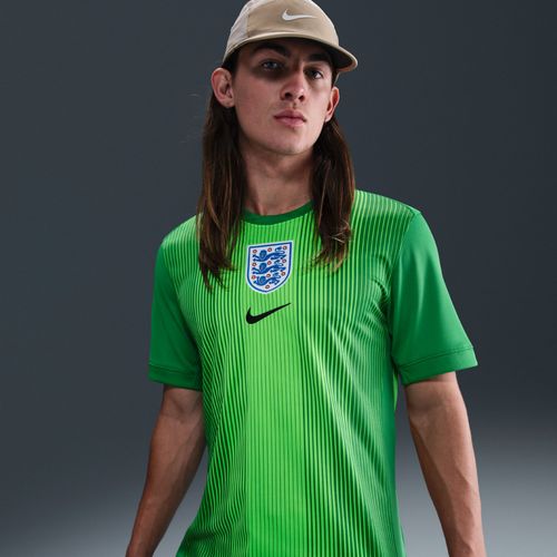 Maillot De Foot À Manches Courtes Replica Nike Dri-Fit Angleterre 2025/26 Stadium Gardien De But Pour Homme - Vert