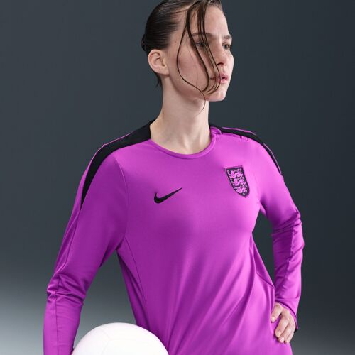 Haut De Foot En Maille À Col Ras-Du-Cou Nike Dri-Fit Angleterre Strike Pour Femme - Pourpre