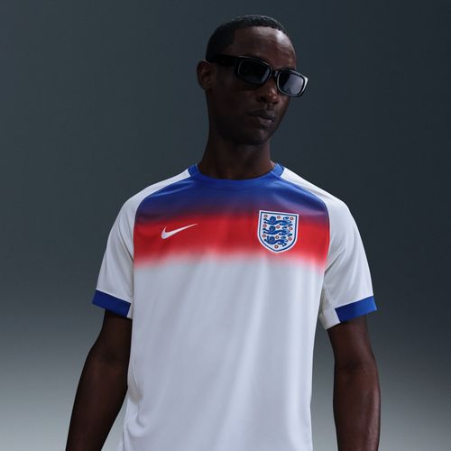 Maillot De Foot Replica Nike Dri-Fit Angleterre 2025 Stadium Domicile (Équipe Féminine) Pour Homme - Bleu