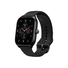 Amazfit GTS 4 - Alliage d'aluminium - Montre connectée avec bracelet - fluoroélastomère - noir infini - taille du poignet : 140-200 mm - affichage 1.75" - Wi-Fi, Bluetooth - 27 g