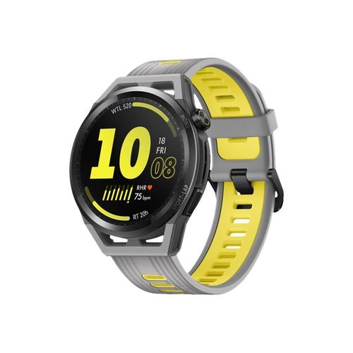 Huawei Watch GT Runner - 46 mm - gris - montre de sport avec bracelet - taille du poignet : 140-210 mm - affichage 1.43" - 4 Go - Bluetooth, NFC - 38.5 g