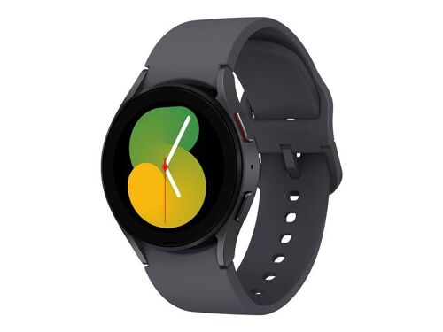 Samsung Galaxy Watch5 - 40 mm - graphite - Montre connectée avec bracelet sport - affichage 1.2" - 16 Go - NFC, Wi-Fi, Bluetooth - 28.7 g