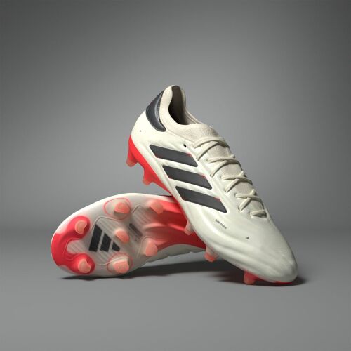Chaussures De Football Copa Pure 2 Elite Kt Fg Adidas Ivory Core Black Solar Red