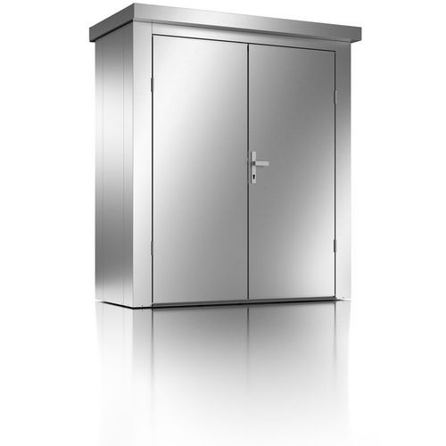 Abri De Jardin - Taille S - Argent Métallisé - 190x118x213 - Acier