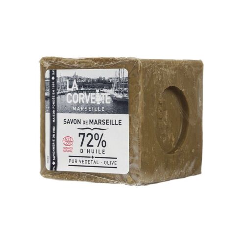 CUBE DE SAVON DE MARSEILLE OLIVE 300G
