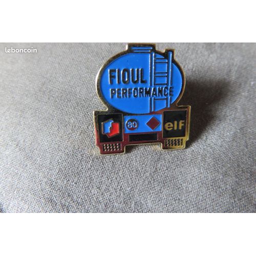 Pin's Publicité Elf Fioul Performance