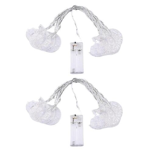 Eid LED Étoile Lune Lumière Chaîne Mubarak Ramadan Décoration pour Maison Ramadan Party EID Lanterne Décoration