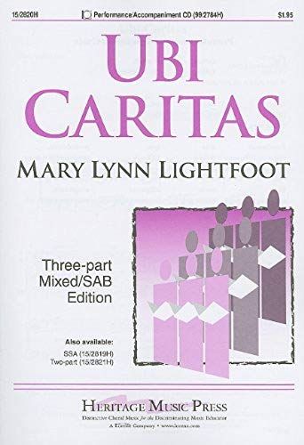 Ubi Caritas: Three-Part Mixed/Sab Edition