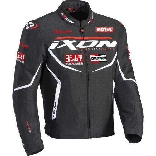 Ixon Blouson Moto Matrix Evo - Homme - Noir. Blanc Et Rouge - M