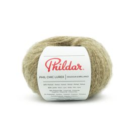 Pelote De Laine Et Mohair Phil Chic Lurex - 25gr - Phildar. Color : Vert Sauge