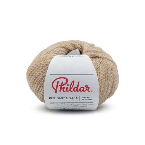 Pelote Exceptionnelle En Alpaga À Tricoter Phil Baby Alpaga ¿ 25 Gr ¿ Phildar. Color : Praline Marron