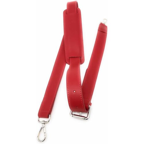 KALANKA-Bandoulière pour Sac d'ordinateur Portable Femme - Cuir refendu - Mallette de Designer Professionnel, Sac à Main, Sac de courrier - Vin Rouge