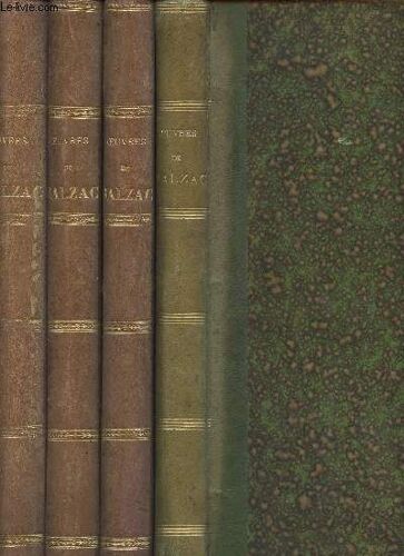 Oeuvres De Balzac Illustrées - 4 Volumes