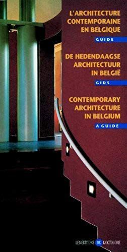 Contemporary Architecture Belgium (Collection "Détours")