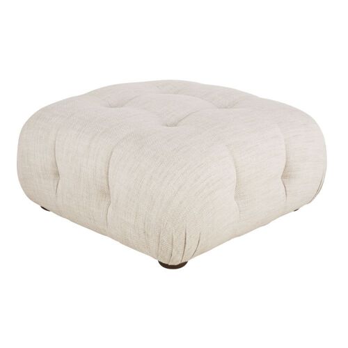Pouf pour canapé modulable beige sable
