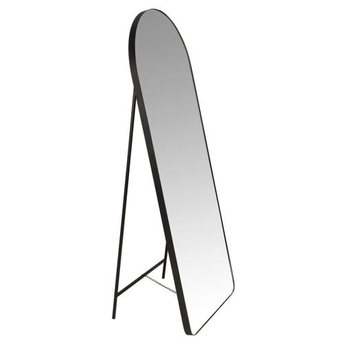 Miroir arche en métal noir 60x150