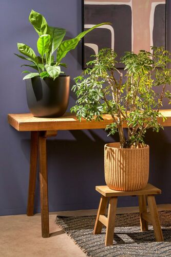Tabouret en bois recyclé L38