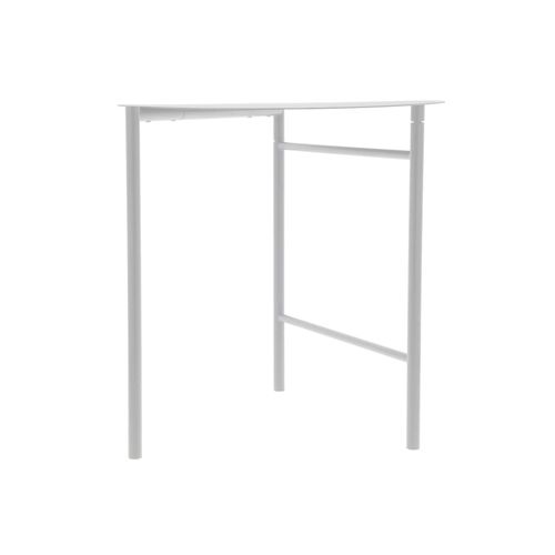 Table En Acier Laqué Gris Clair