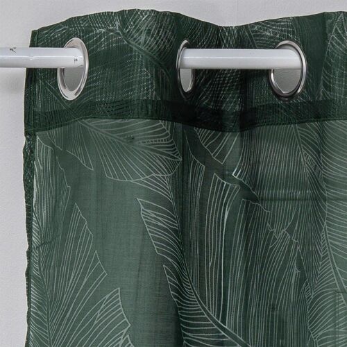 Voilage Polyester Vert 140 X 240
