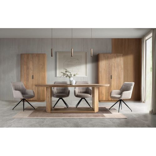 Table Ovale En Bois De Manguier 210 Cm