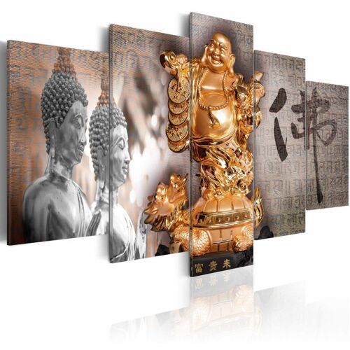 Tableau Imprimé "Smile To Buddha!" 100 x 200 cm