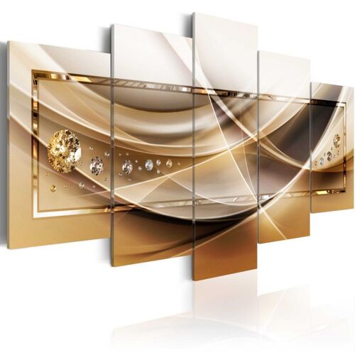 Tableau Imprimé "Golden Frame II" 100 x 200 cm