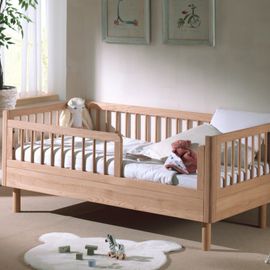 Petit Lit Enfant En Chêne Massif 70x140