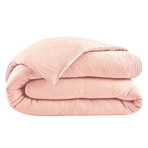 Housse De Couette Gaze De Coton Blush 240x220 Cm