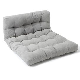 Matelas futon 140x190 cm gris clair