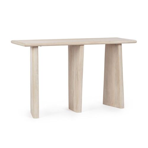 Console En Bois De Manguier L130 Beige