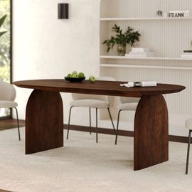 Table Ovale En Bois De Manguier Massif 6 Places