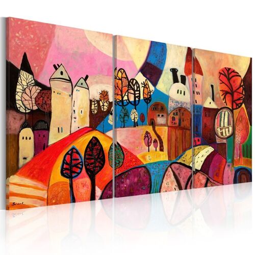 Tableau Imprimé "Royaume des Fées" 60x120cm